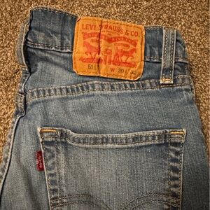 Levi's Classic Blue Jeans-  511-slim
